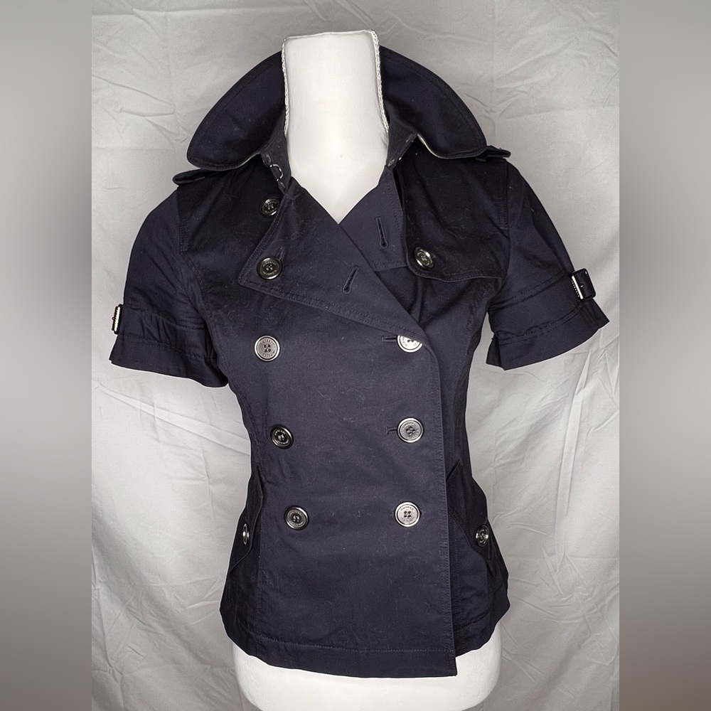Burberry London dark blue double breast jacket